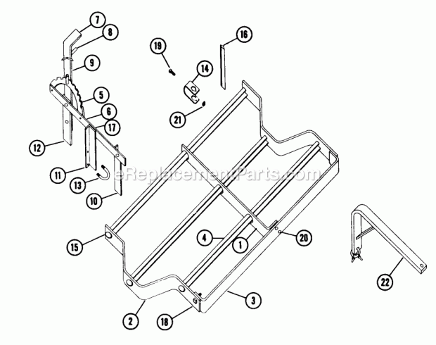 Toro 7-1711 (1968) Cultivator Ph-18 Harrow Parts List Diagram