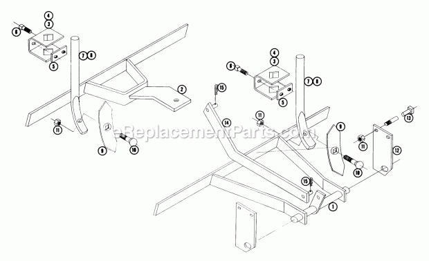 Toro 7-1711 (1968) Cultivator Cultivator Ac-67 Parts List Diagram