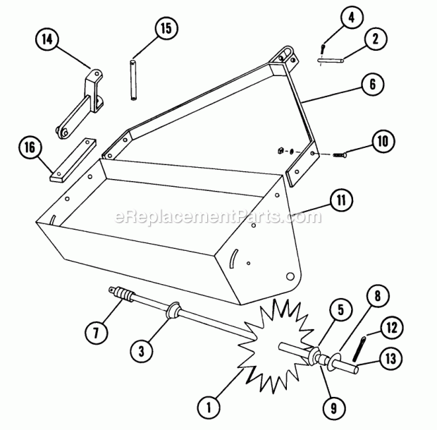 Toro 7-1721 (1968) Cultivator Sc-15 Aerator Parts List Diagram