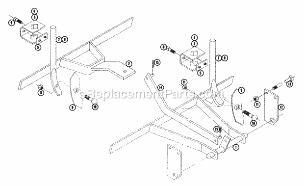 Toro 7-1721 (1968) Cultivator Cultivator Ac-67 Parts List Diagram