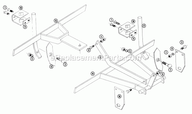 Toro 7-1721 (1968) Cultivator Cultivator Model 7-1711 (Formerly Ac-7) Parts List Diagram