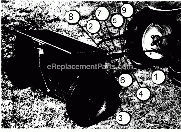 Toro 7-1721 (1968) Cultivator Fs-36 Spreader Parts List Diagram