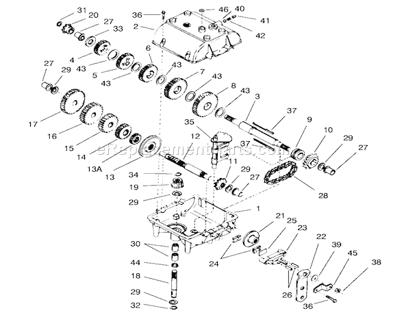 Toro 70041 (8900001-8999999)(1998) Lawn Tractor Page T Diagram