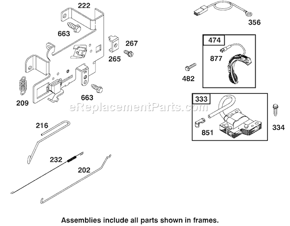 Toro 70044 (220000001-220999999)(2002) Lawn Tractor Frame Assembly Diagram