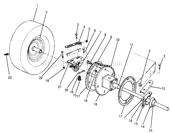 Toro 70060 (49000001-49999999)(1994) Lawn Tractor Page J Diagram