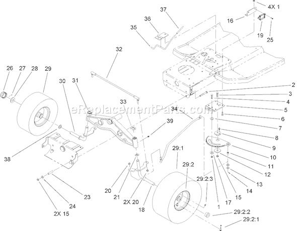 Toro 71253 (280000001-280999999)(2008) Lawn Tractor Starter Assembly Briggs and Stratton Model 31p777-0133-E1 Diagram