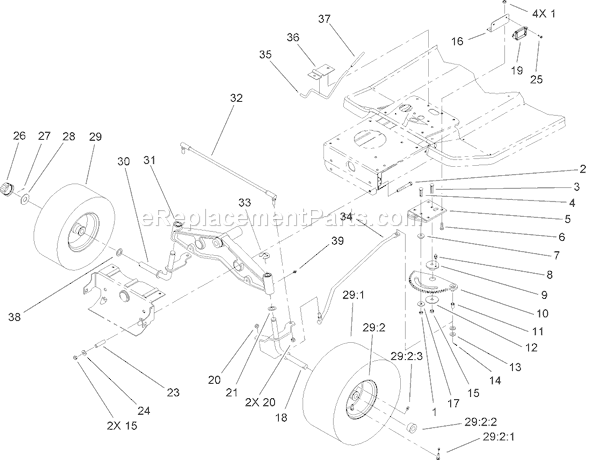 Toro 71253 (310000001-310999999)(2010) Lawn Tractor Starter Assembly Briggs and Stratton Model 31p777-0133-E1 Diagram