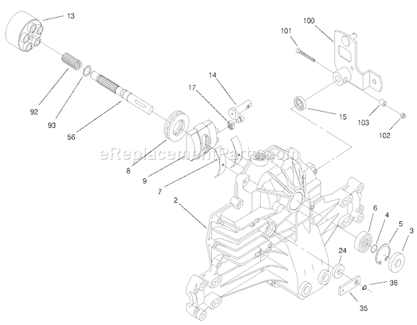 Toro 71280 (200000001-200999999)(2000) Lawn Tractor Page R Diagram