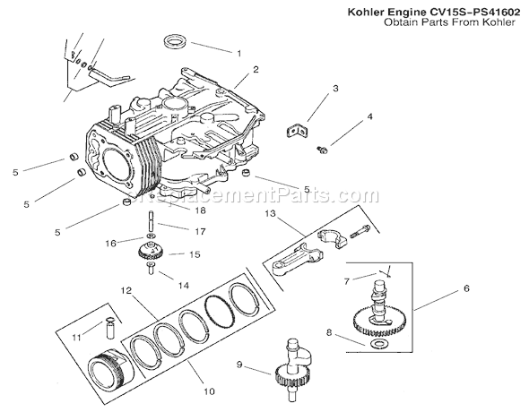 Toro 72051 (210000001-210999999)(2001) Lawn Tractor Crankcase Assembly Diagram