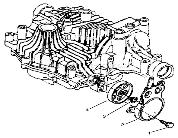 Toro 72063 (5900499-5999999)(1995) Lawn Tractor Brake Diagram
