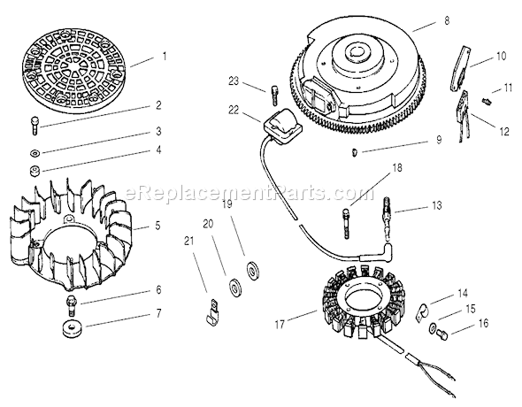 Toro 72107 (210000001-210999999)(2001) Lawn Tractor Ignition / Electrical and Assembly Kohler Cv18s-Ps-61528 and Cv18s-Ps-61529 Diagram