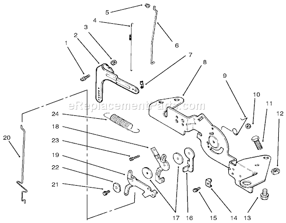 Toro 72108 (220000001-220999999)(2002) Lawn Tractor Engine Controls-Kohler Cv20s-Ps65531 and Ps65532 Diagram