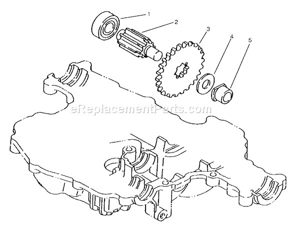 Toro 72110 (8900600-8999999)(1998) Lawn Tractor Final Pinion Diagram