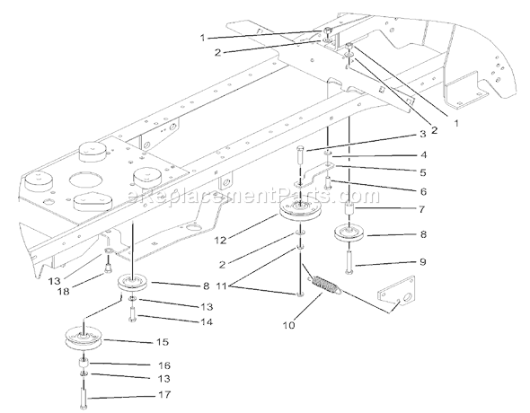Toro 72200 (250000001-250999999)(2005) Lawn Tractor Hydro Drive Assembly Diagram