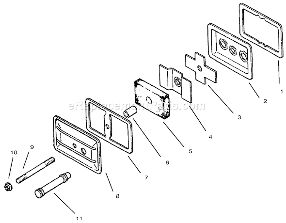 Toro 73363 (7900001-7999999)(1997) Lawn Tractor Breather And Vent Diagram