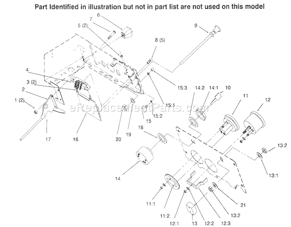 Toro 73402 (6900001-6999999)(1996) Lawn Tractor Gages, Throttle Diagram