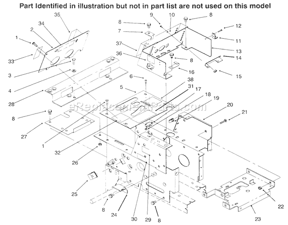 Toro 73402 (6900001-6999999)(1996) Lawn Tractor Hoodstand Console Diagram