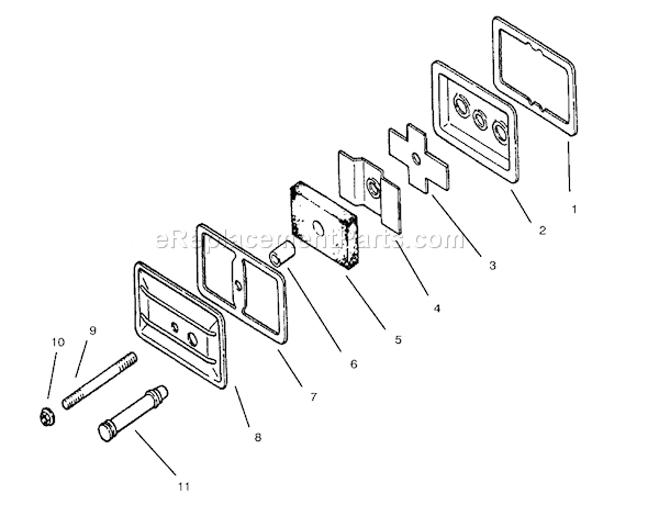 Toro 73402 (7900001-7999999)(1997) Lawn Tractor Breather And Vent Diagram