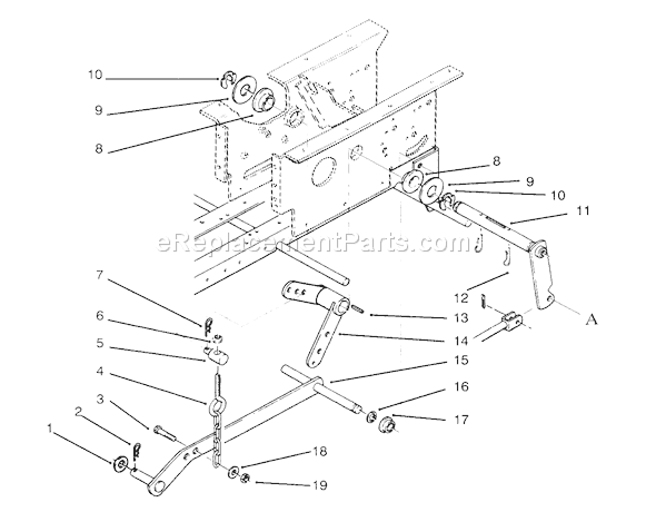 Toro 73421 (4900001-4999999)(1994) Lawn Tractor Page AA Diagram