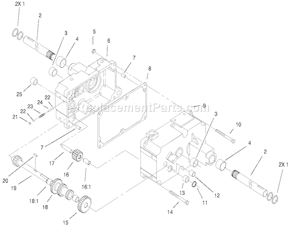 Toro 73449 (210000001-210999999)(2001) Lawn Tractor Page AQ Diagram