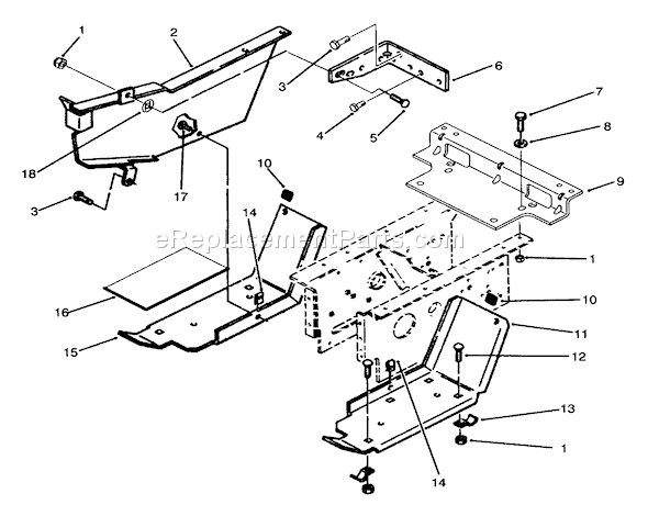 Toro 73501 (49000001-49999999)(1994) Lawn Tractor Page C Diagram
