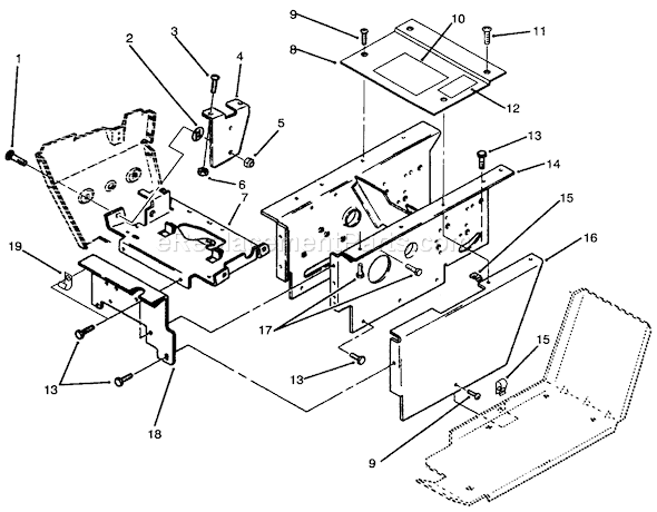 Toro 73501 (59002869-59002946)(1995) Lawn Tractor Page X Diagram