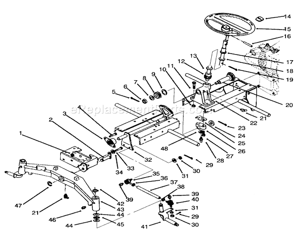 Toro 73501 (59002947-59999999)(1995) Lawn Tractor Page S Diagram