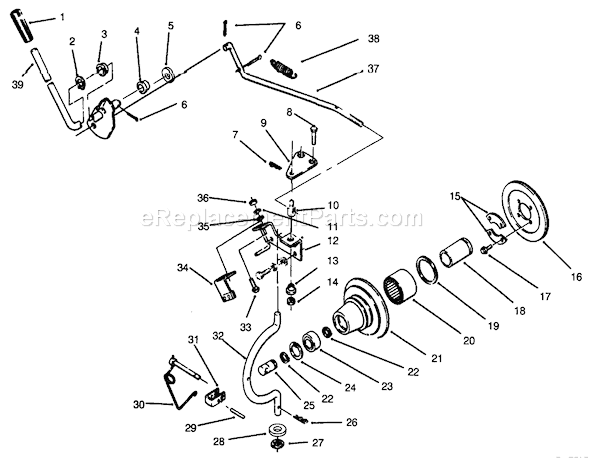 Toro 73501 (69000001-69999999)(1996) Lawn Tractor Page AF Diagram