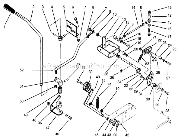 Toro 73501 (69000001-69999999)(1996) Lawn Tractor Page I Diagram