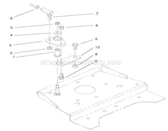 Toro 73542 (220000001-220999999)(2002) Lawn Tractor Smart Turn Front Assembly Diagram
