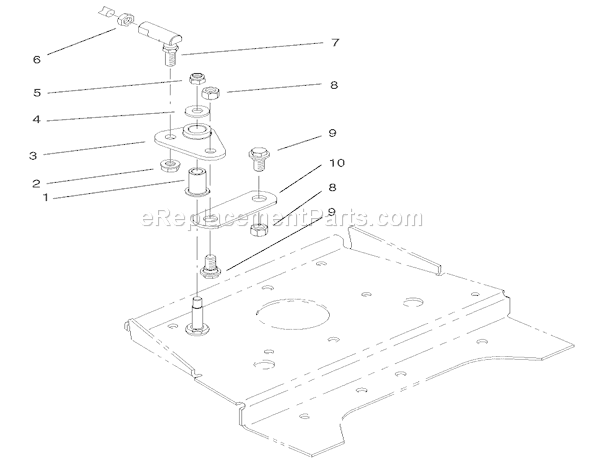 Toro 73590 (210000001-210999999)(2001) Lawn Tractor Smart Turn Front Assembly Diagram