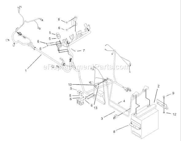 Toro 73590 (240000001-240999999)(2004) Lawn Tractor Electrical 23hp Assembly Diagram