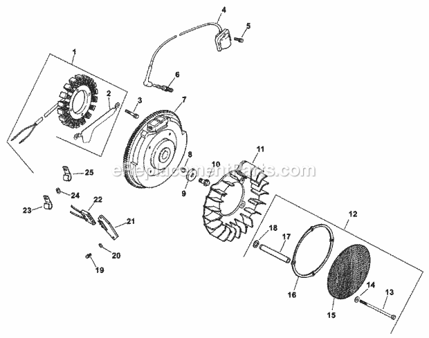 Toro 74187 (200000001-200000500) Z350 Z Master, W/48-in. Mower And Bag, 2000 Ignition/Electrical (Kohler Ch20s Ps64644) Diagram