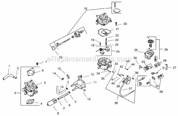 Toro 74203 (995001-999999) (1999) Z255 Z Master, With 62-in. Sfs Side Discharge Mower Group 8-Fuel System (Ch25s 68606 Kohler) Diagram