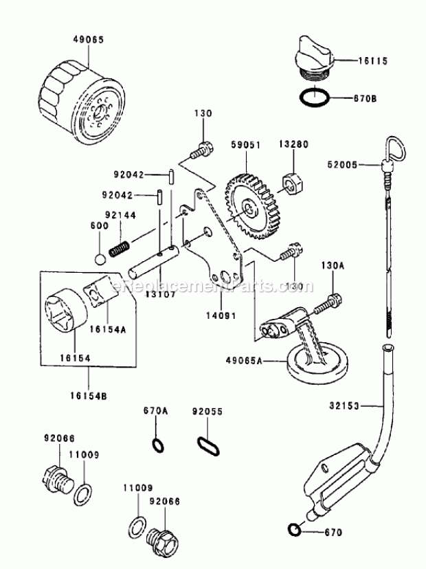 Toro 74213 (230000001-230006000) Z287l Z Master, With 62-in. Sfs Side Discharge Mower, 2003 Lubrication Equipment Assembly Kawasaki Fd750d-As03 Diagram