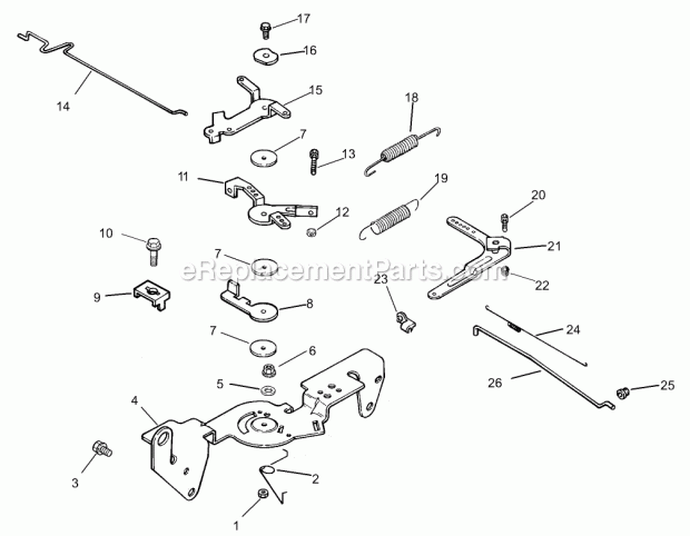 Toro 74233 (230006001-230999999) Z200 Z Master, With 52-in. Sfs Side Discharge Mower, 2003 Group 9-Engine Control Assembly Kohler Ch20s-64684 Diagram