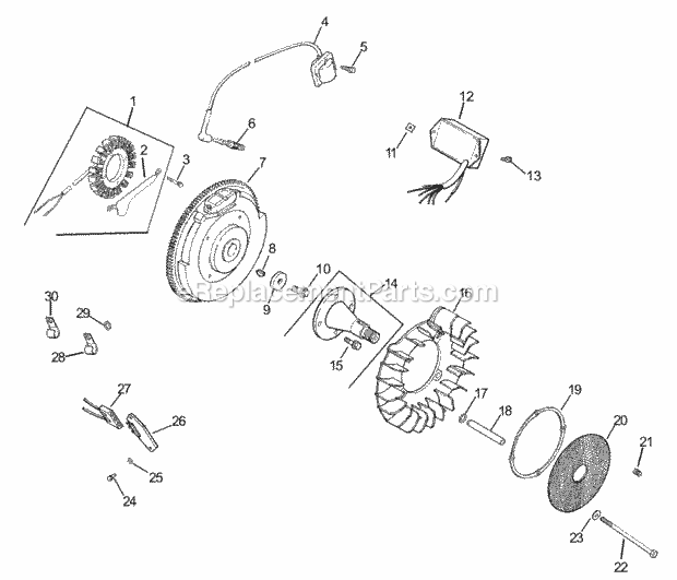 Toro 74247 (240000001-240999999) Z557 Z Master, With 72in Turbo Force Side Discharge Mower, 2004 Group 5-Ignition/Electrical Assembly Kohler Ch740-0007 Diagram