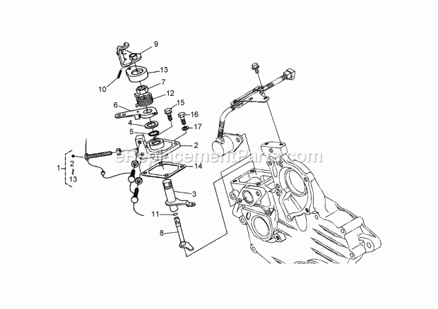 Toro 74265TE (260000001-260999999) Z593-d Z Master, With 152cm Turbo Force Side Discharge Mower, 2006 Speed Control Plate Assembly Diagram