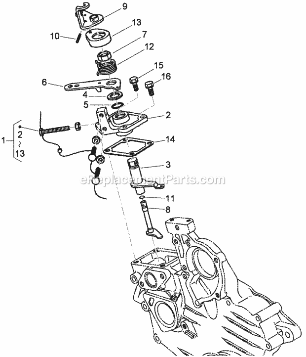 Toro 74265TE (290000001-290999999) Z580-d Z Master, With 152cm Turbo Force Side Discharge Mower, 2009 Speed Control Plate Assembly Diagram