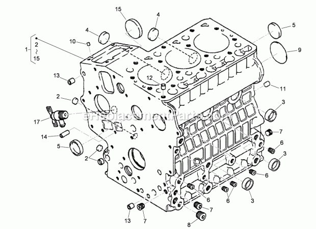 Toro 74267 (313000001-313999999) Z Master Professional 7000 Series Riding Mower, With 60in Turbo Force Side Discharge Mower, 201 Crankcase Assembly Diagram