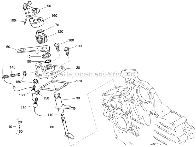 Toro 74274 (316000001-316999999)(2016) Z Master Professional 7000 , With 72in Turbo Force Side Discharge Mower Speed Control Plate Assembly Diagram