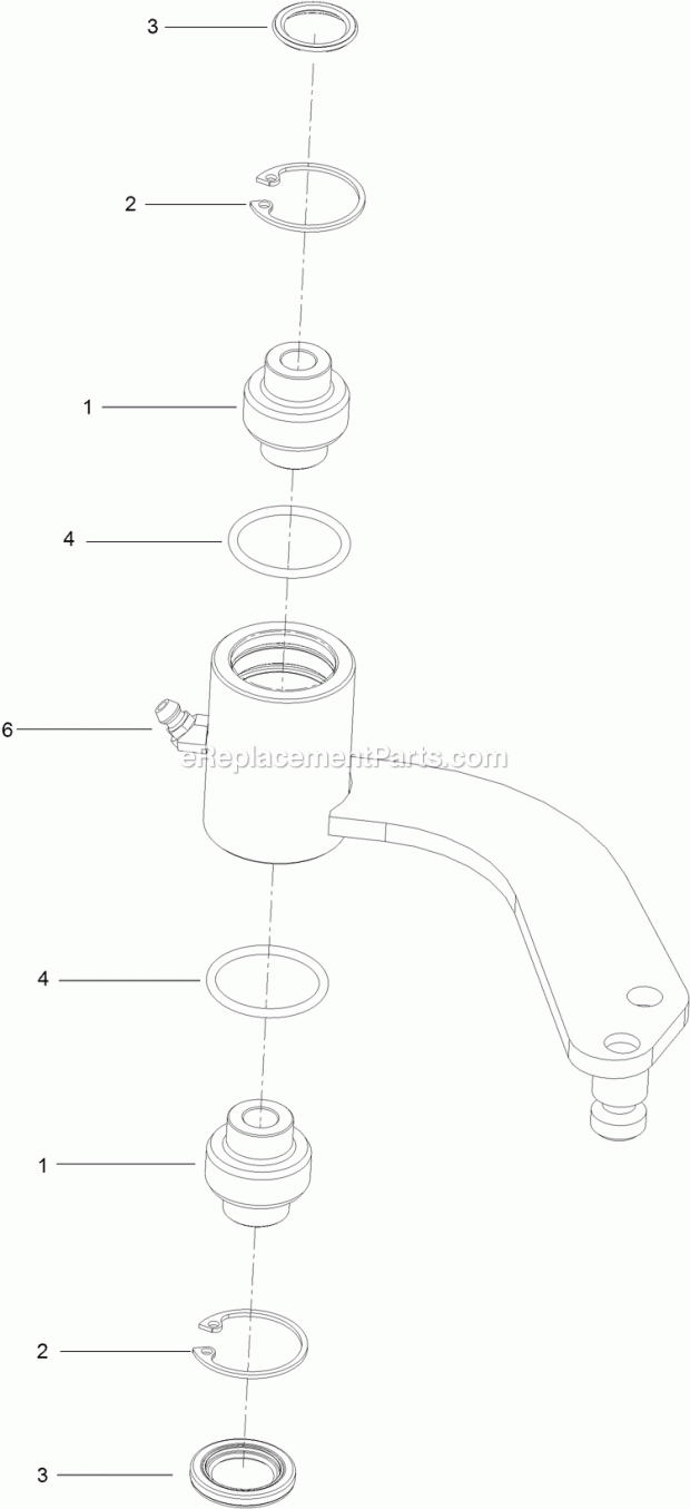 Toro 74312 (400000000-999999999) Z Master 8000 Series Riding Mower, With 48in Cutting Unit, 2017 Short Idler Assembly No.103-7349 Diagram