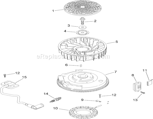 Toro 74360 (290001199-290999999)(2009) Lawn Tractor Ignition and Electrical Assembly Kohler Sv590-0212 Diagram