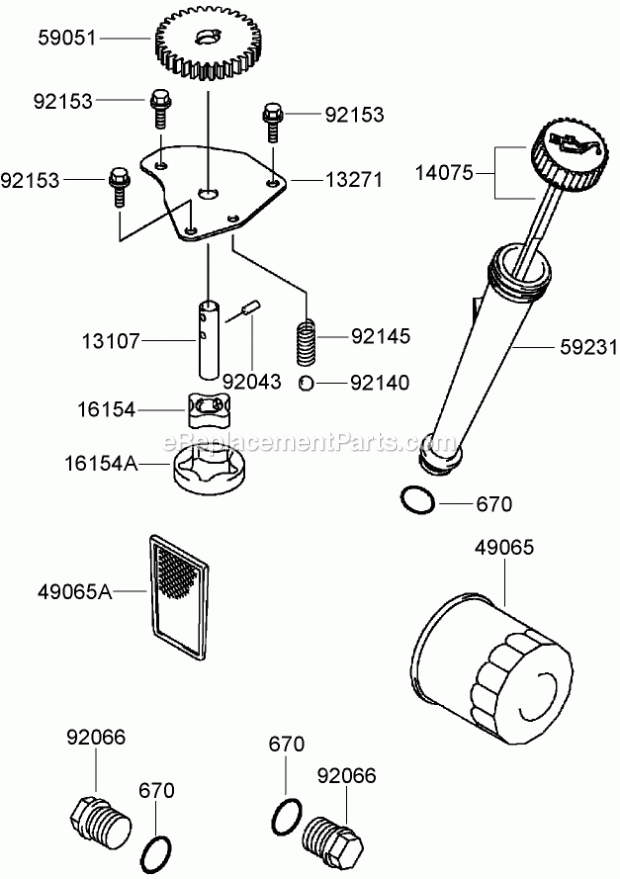 Toro 74409 (280000001-280999999) Z300 Z Master, With 40in 7-gauge Side Discharge Mower, 2008 Lubrication Equipment Assembly Kawasaki Fh580v-As40-R Diagram