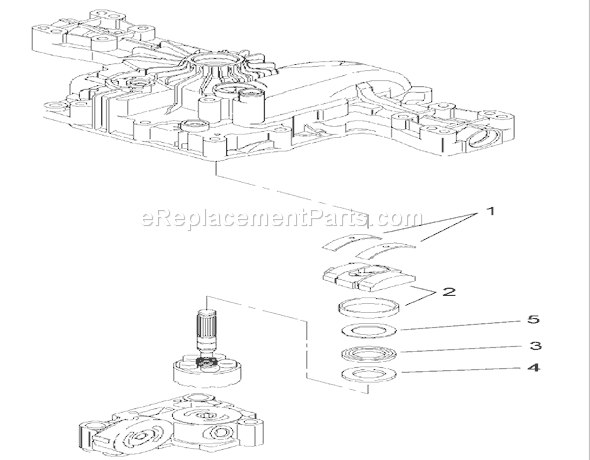 Toro 74573 (280000001-280999999)(2008) Lawn Tractor Range Shift Assembly Transmission Assembly No. 114-3155 Diagram