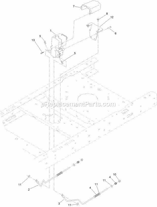 Toro 74650 (315000001-315999999) Timecutter Zs 3200s Riding Mower, 2015 Brake Assembly Diagram