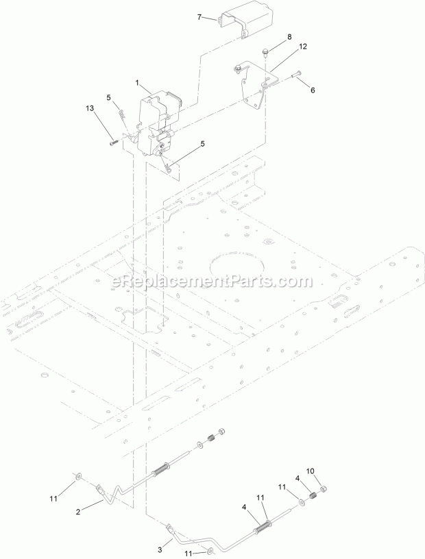 Toro 74740 (315000001-315999999) Timecutter Ss 5425 Riding Mower, 2015 Brake Box Assembly Diagram