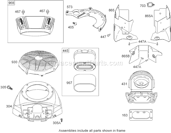 Toro 74812 (280000001-280999999)(2008) Lawn Tractor Air Cleaner Assembly Briggs and Stratton 44k777-0125-G1 Diagram