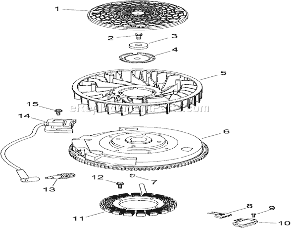 Toro 74815 (280000001-280999999)(2008) Lawn Tractor Ignition and Electrical Assembly Kohler Sv830-0013 Diagram