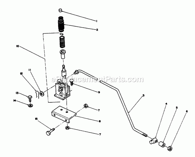 Toro 79150 (3900001-3999999) (1993) 42-in. Snow Blade, Xl Series Lawn Tractor Lift Assembly Diagram